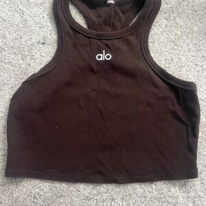 ALO Yoga Brown Tank Top